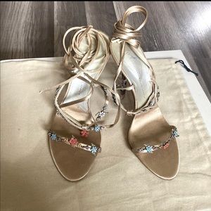 Giuseppe Zanotti bejeweled stiletto heels size 6.5